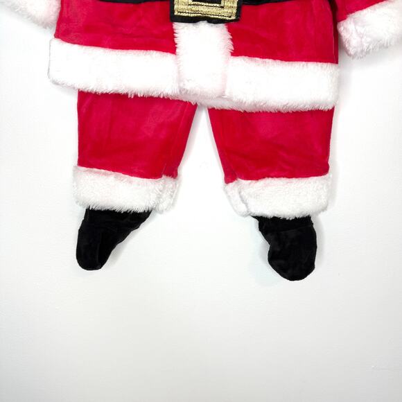 Little Wonders Baby Santa Claus Top Pants Hat Outfit Red White Size 6-9 Months - Picture 7 of 12